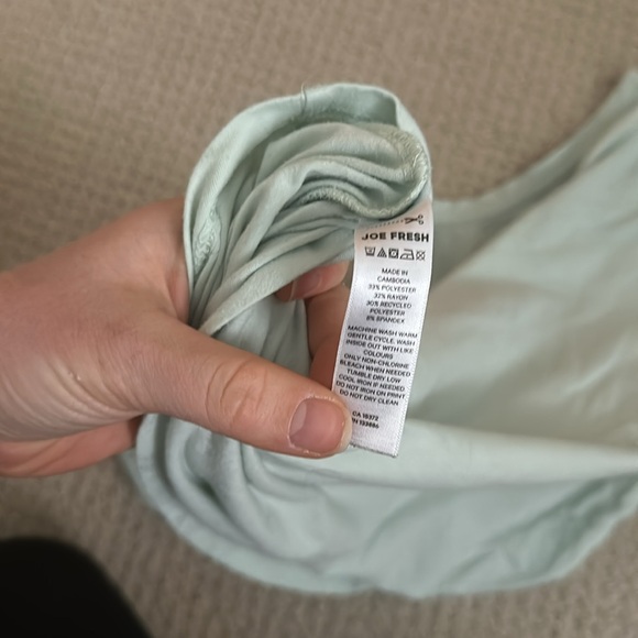 Joe Fresh Active Mint Long Sleeve Top - Picture 7 of 7